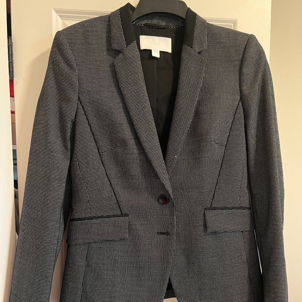 Hugo Boss Black/White Suit and Dress!